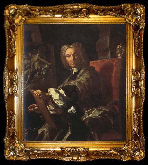 framed  Francesco Solimena Self-Portrait, ta009-2